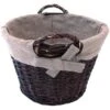 Kaminholzkorb Aus Weide Mit Jute Ø 50 Cm 1 Kaminholzkorb Aus Weide Mit Jute Ø 50 Cm -HeizTraum 900033 3436 1 1