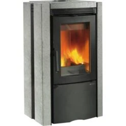 Firefix Kaminofen Ester Naturstein Schwarz-Grau 7,5 KW EEK: A 8 Firefix Kaminofen Ester Naturstein Schwarz-Grau 7,5 KW EEK: A -HeizTraum 924905 1009 1