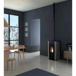 Freepoint Pelletofen Sharp Airtight Stahl Titanium 2,5-7,7 KW EEK: A+ 7 Freepoint Pelletofen Sharp Airtight Stahl Titanium 2,5-7,7 KW EEK: A+ -HeizTraum 92 SHARPAIRTIGHTTitanium 2