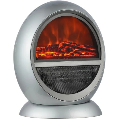 El Fuego Elektrokamin Frankfurt Silber 750/1500 W Regelbar 4 El Fuego Elektrokamin Frankfurt Silber 750/1500 W Regelbar – Bild 2