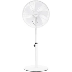 Vasner Standventilator Ventury S Metall Höhenverstellbar Mit Oszillation Weiß