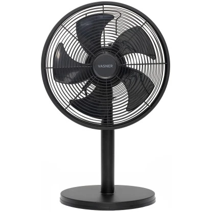 Vasner Tischventilator Ventury T Metall Mit 3 Windstufen Schwarz 3 Vasner Tischventilator Ventury T Metall Mit 3 Windstufen Schwarz