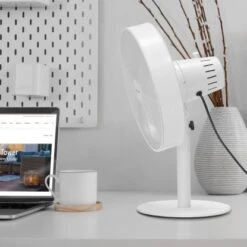 Vasner Tischventilator Ventury T Metall Mit 3 Windstufen Weiß 7 Vasner Tischventilator Ventury T Metall Mit 3 Windstufen Weiß -HeizTraum 955427 4832 2