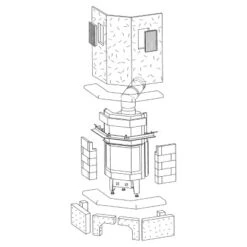 Hark Kaminofen-Bausatz Vermont Marmorverkleidung Beige 8 KW EEK: A+ 12 Hark Kaminofen-Bausatz Vermont Marmorverkleidung Beige 8 KW EEK: A+ -HeizTraum 9609710 VM