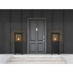 Gaskamin Ridera 6,5 KW Mit Panoramaglas Und Lava-Deko-Steinen 25 Gaskamin Ridera 6,5 KW Mit Panoramaglas Und Lava-Deko-Steinen -HeizTraum 964 AB05 250820 ST L RET01