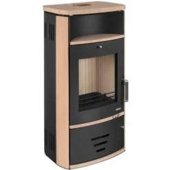 Kaminofen Modena 2.0 Sandstein Schwarz 6 KW Mit Automatik EEK:A