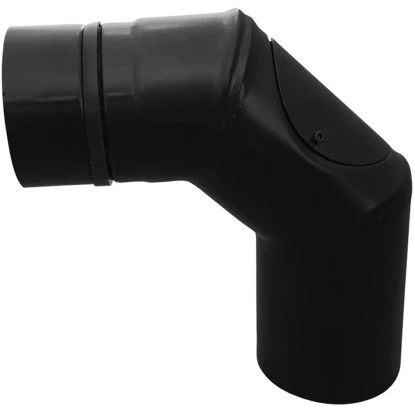 Firefix 90 Grad Bogen Mit Tür Für Pelletofenrohr Schwarz 80 Mm Durchmesser 4 Firefix 90 Grad Bogen Mit Tür Für Pelletofenrohr Schwarz 80 Mm Durchmesser – Bild 2