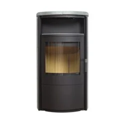 Hark Dauerbrand-Kaminofen Taifun Schwarz Naturstein Grau 8 KW Automatik EEK: A+ 23 Hark Dauerbrand-Kaminofen Taifun Schwarz Naturstein Grau 8 KW Automatik EEK: A+ -HeizTraum aifun Naturstein Ansicht 1