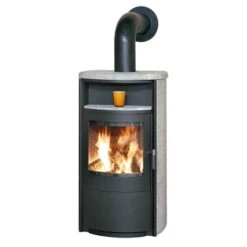 Hark Dauerbrand-Kaminofen Taifun Schwarz Naturstein Grau 8 KW Automatik EEK: A+ 29 Hark Dauerbrand-Kaminofen Taifun Schwarz Naturstein Grau 8 KW Automatik EEK: A+ -HeizTraum aifun Naturstein Hauptbild