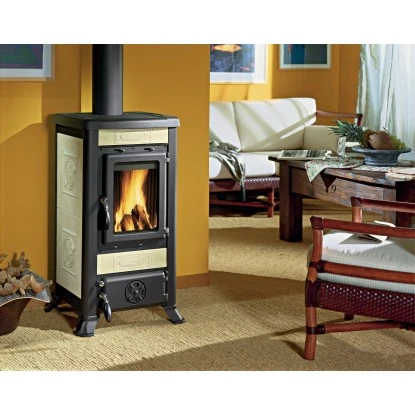 La Nordica Kaminofen Fulvia Kachel Pergamena 6 KW EEK: A+ Gratis Anzündpapier 5 La Nordica Kaminofen Fulvia Kachel Pergamena 6 KW EEK: A+ Gratis Anzündpapier – Bild 3
