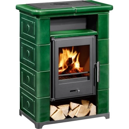 Wamsler Kaminofen Montafon Keramik Grün 7 KW EEK: A+ 3 Wamsler Kaminofen Montafon Keramik Grün 7 KW EEK: A+