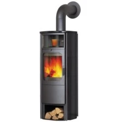 Hark Dauerbrand Kaminofen OperaB Grande Meteorschwarz 7 KW Mit Automatik EEK: A+