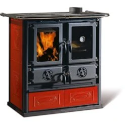 La Nordica Küchenherd Rosetta Kachel Rot 7,2 KW EEK: A+ Gratis Anzündpapier 10 La Nordica Küchenherd Rosetta Kachel Rot 7,2 KW EEK: A+ Gratis Anzündpapier -HeizTraum rosetta bordeaux liberty 2