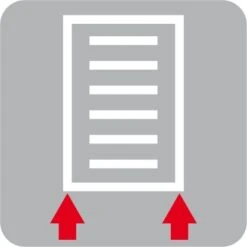 Schulte Design-Heizkörper Europa Mit Anschluss Von Unten 331 W Alpinweiß -HeizTraum uss unten rechts und links